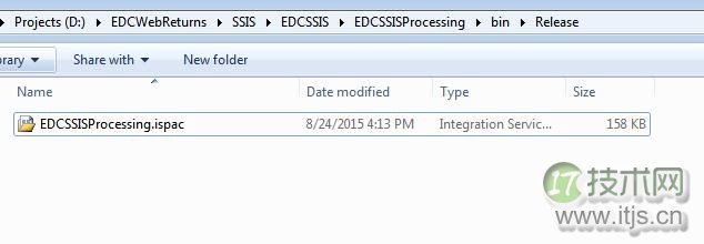 微软 BI 系列随笔 - SSIS 2012 基础 - SSIS 项目部署模型(图2)