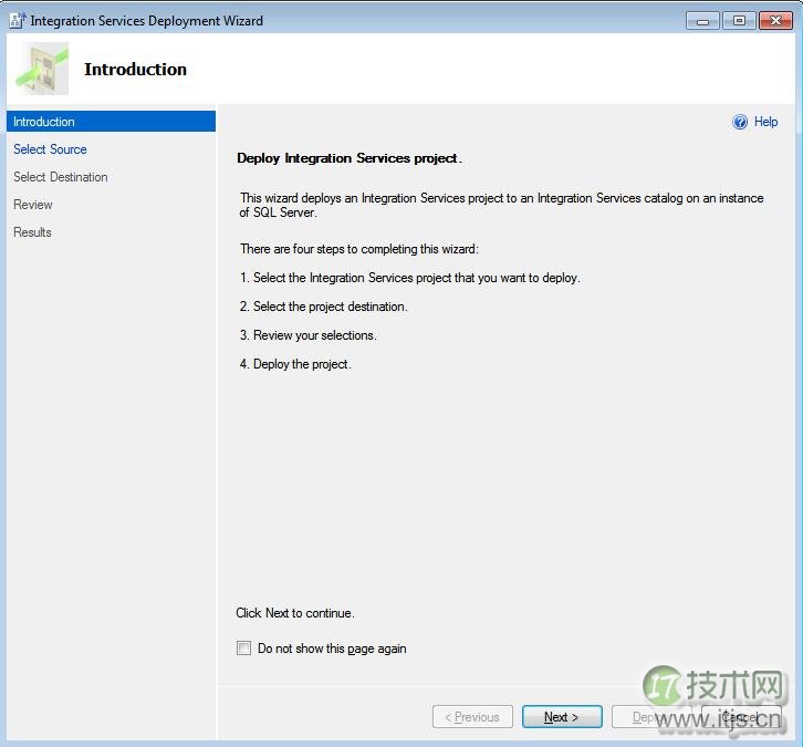 微软 BI 系列随笔 - SSIS 2012 基础 - SSIS 项目部署模型(图3)