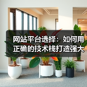 网站平台选择：如何用正确的技术栈打造强大的线上基石（图3）